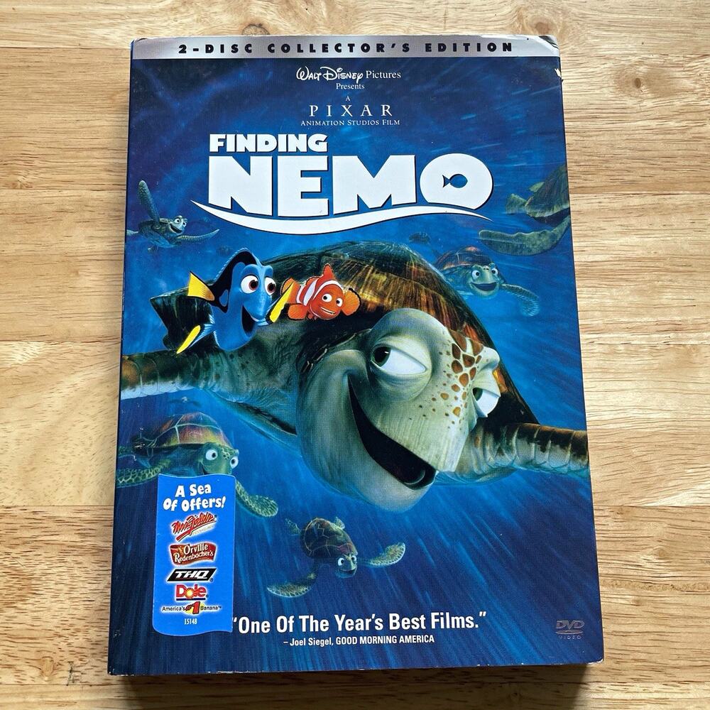 Pixar Finding Nemo (2003) Collector’s Edition 2-Disc DVD Widescreen G NTSC